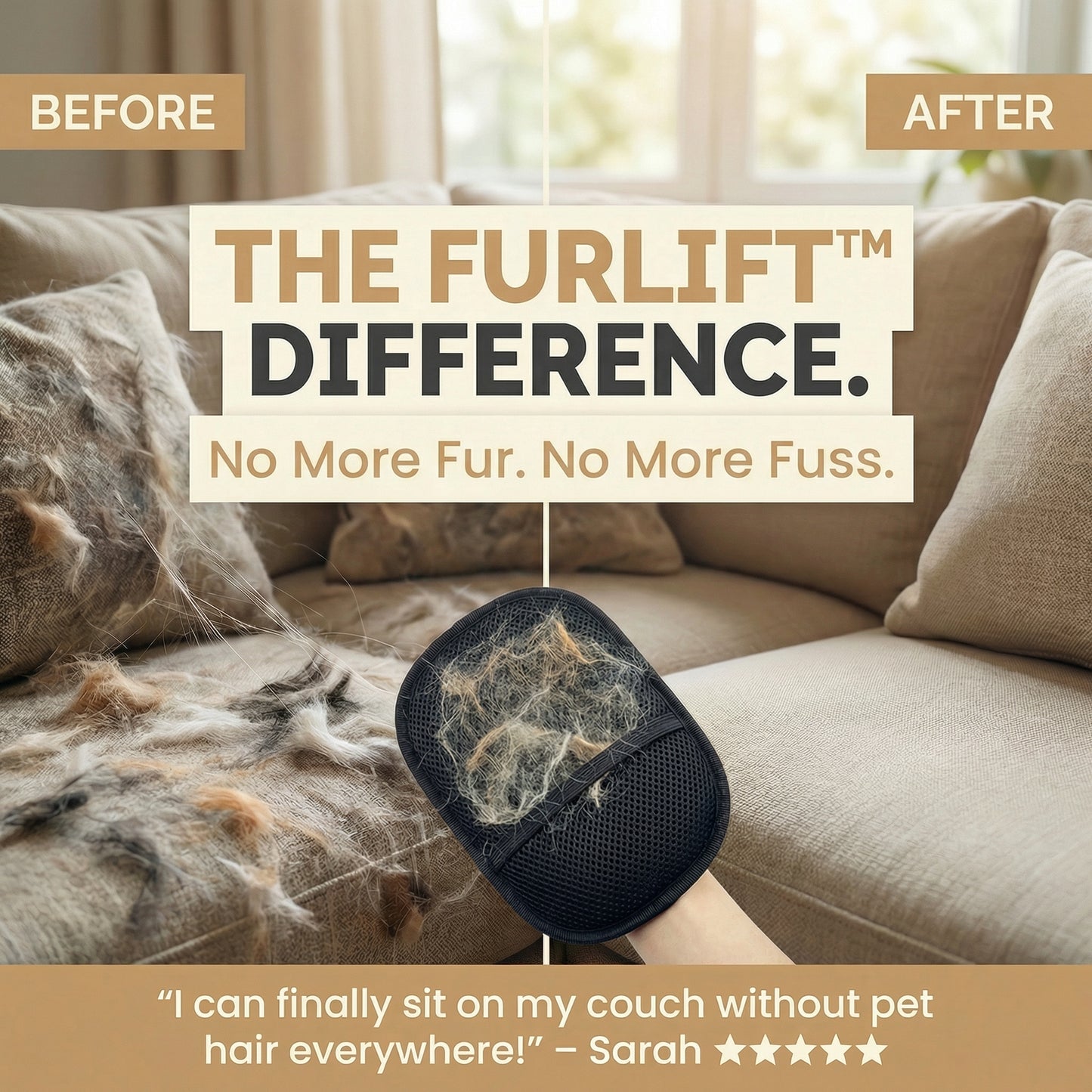 FurLift™ Pet Hair Glove